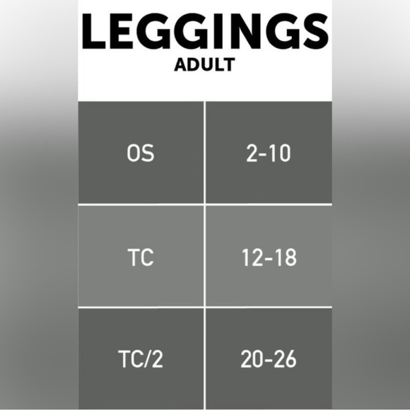 NWT - LuLaRoe Solid Black Leggings TC2 - Picture 8 of 10